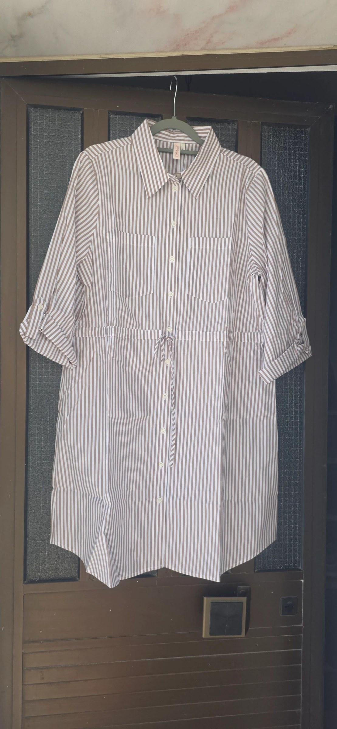 Vestido camisero ONLY talla L de viscosa – photo 3